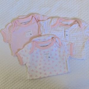 3 Burt’s bees onesies